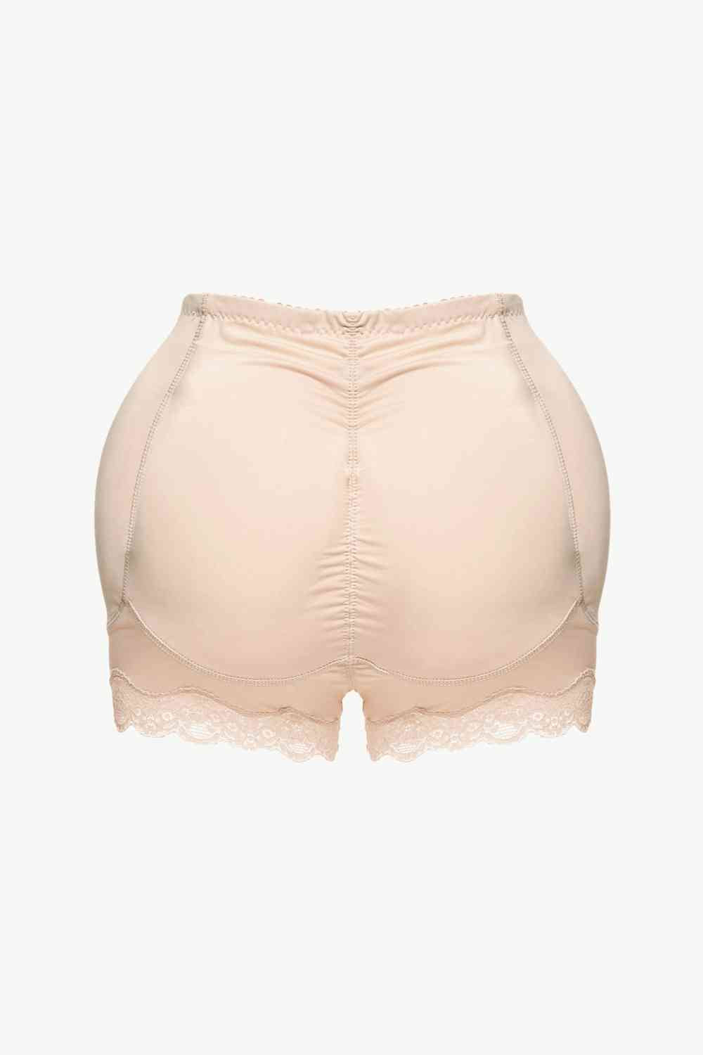 Full Size Lace Trim Shaping Shorts